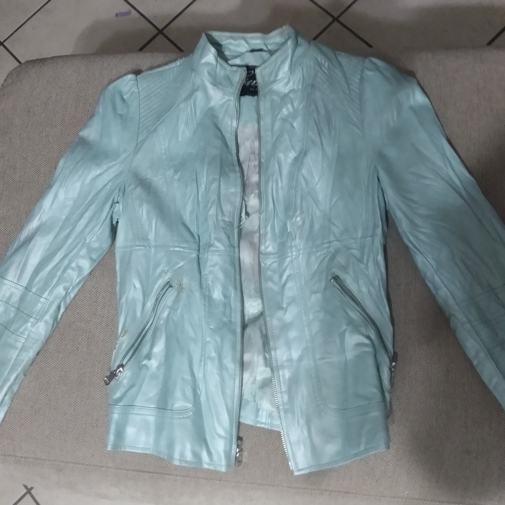 Ladies  leather guess jacket